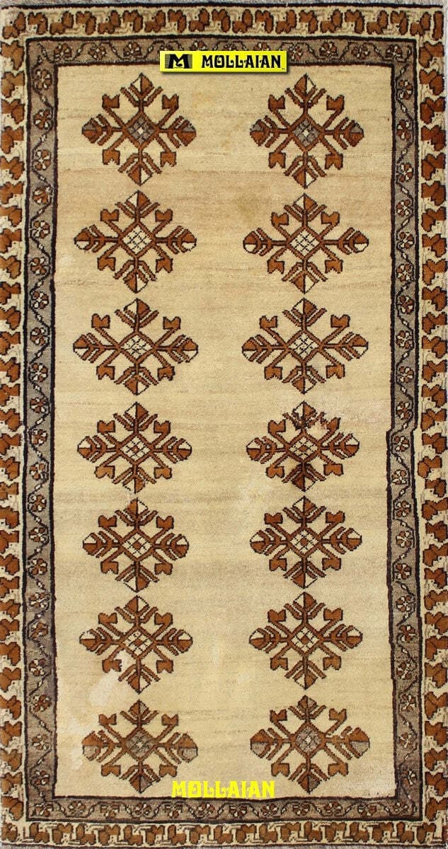 Tappeto Originale Gabbeh Kashkuli D'epoca 180x98cm Beige Sabbia Disegni Geometrici Colori Vegetali Tappeto Geometrico Persiano Originale Casa e cucina/Tessili per la casa/Tappeti e tappetini/Tappeti Mollaian Tappeti - Lecce, Commerciovirtuoso.it