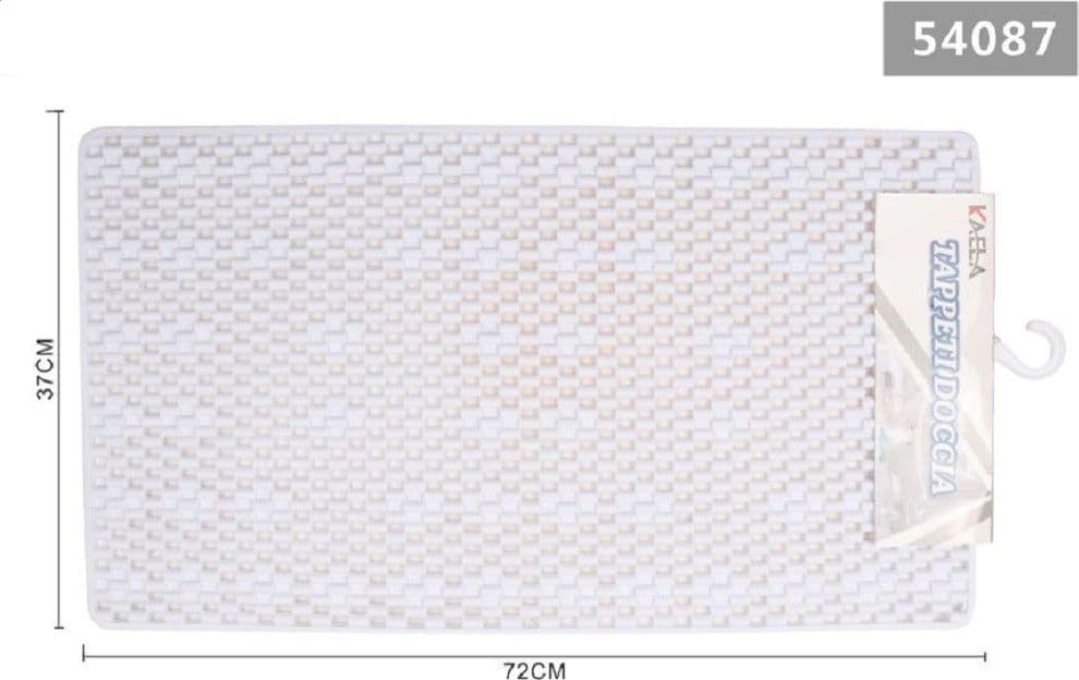 Tappeto Per Doccia Tappetino Vasca Da Bagno Rettangolare 37 X 72cm Bianco 54087 Casa e cucina/Bagno/Accessori per il bagno/Accessori per la doccia/Tappetini Trade Shop italia - Napoli, Commerciovirtuoso.it