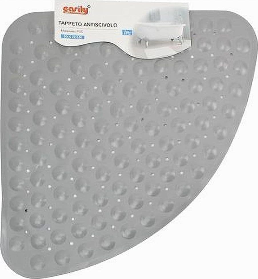 Tappeto Pvc Antiscivolo Triangolare Grigio Per Vasca Bagno Doccia 50x70 Cm 79737 Casa e cucina/Bagno/Accessori per il bagno/Accessori per la doccia/Tappetini Trade Shop italia - Napoli, Commerciovirtuoso.it