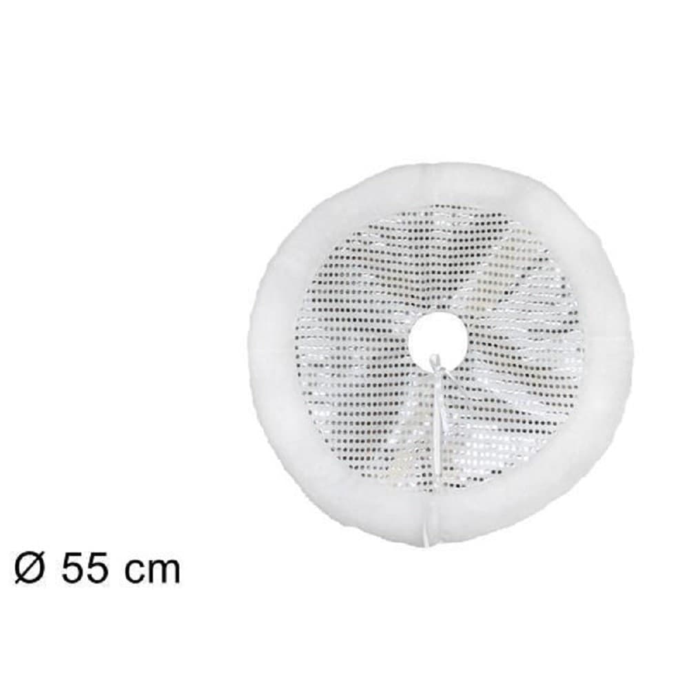 Tappeto Sottoalbero Natale Gonna Copertura 55cm Silver Pois Con Pelliccia Bianca Casa, arredamento e bricolage > Prodotti per Feste > Prodotti Natalizi Trade Shop italia - Napoli, Commerciovirtuoso.it