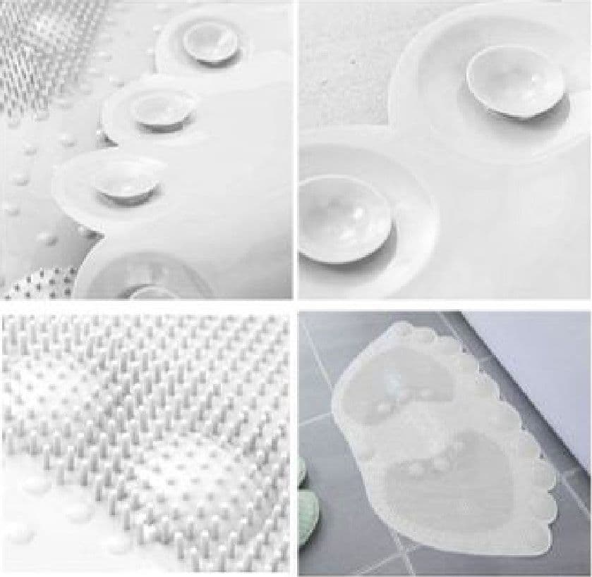 Tappeto Tappetino Antiscivolo Impronte Vasca Bagno Doccia 55x35cm Bianco 87943 Casa e cucina/Bagno/Accessori per il bagno/Accessori per la doccia/Tappetini Trade Shop italia - Napoli, Commerciovirtuoso.it