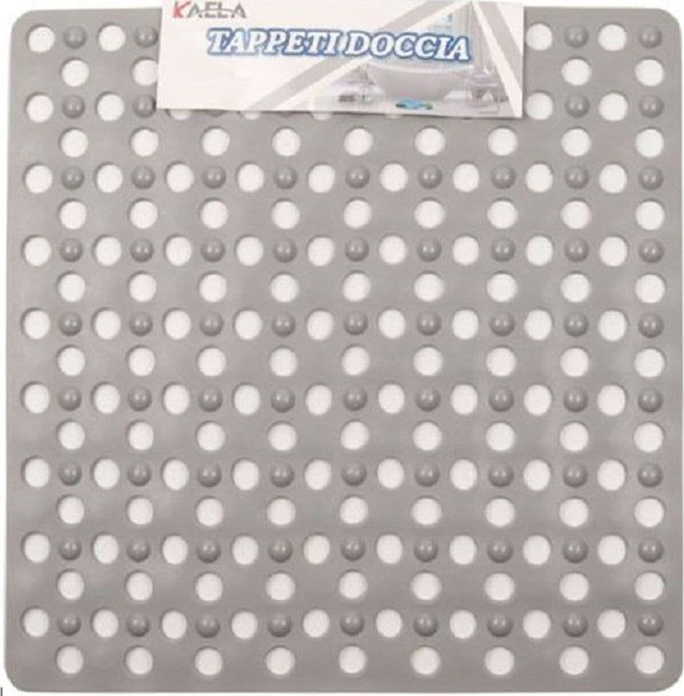 Tappeto Tappetino Doccia Antiscivolo Quadrato 50x54cm Vasca Bagno 54049 Grigio Casa e cucina/Bagno/Accessori per il bagno/Accessori per la doccia/Tappetini Trade Shop italia - Napoli, Commerciovirtuoso.it