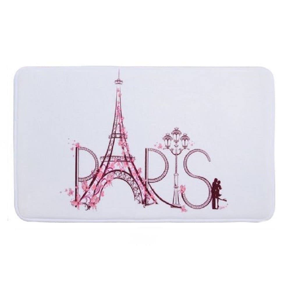 Tappeto Tappetino Per Arredo Da Bagno 45 X 75cm Con Fantasia Scritta Paris 87046 Casa e cucina/Bagno/Accessori per il bagno/Accessori per la doccia/Tappetini Trade Shop italia - Napoli, Commerciovirtuoso.it