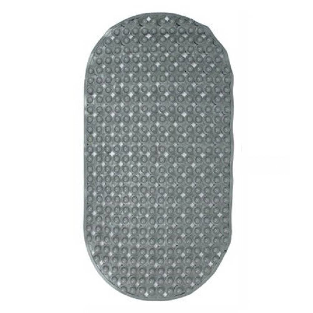 Tappeto Tappetino Pvc Ovale Antiscivolo Vasca Bagno Doccia 69x36 Cm 79749 Grigio Casa, arredamento e bricolage > Accessori Bagno > Tappeti Doccia Trade Shop italia - Napoli, Commerciovirtuoso.it