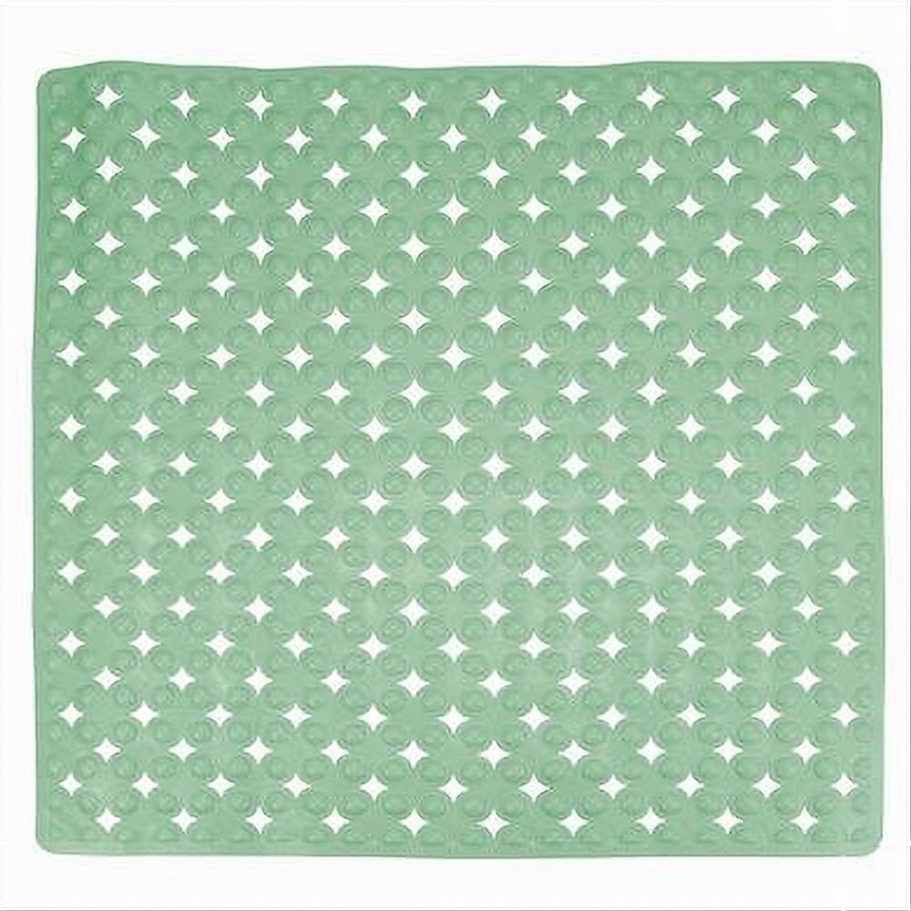 TAPPETO TAPPETINO VERDE ANTISCIVOLO PER VASCA DA BAGNO DOCCIA 52 X 52 CM 79758 in Tappetini per il bagno Trade Shop italia - Napoli, commercioVirtuoso.it