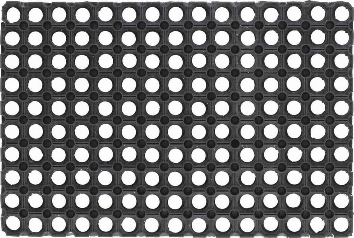 Tappeto-Zerbino-di-Gomma-Forata-Nera-40x80-cm-Antiscivolo-Velcoc