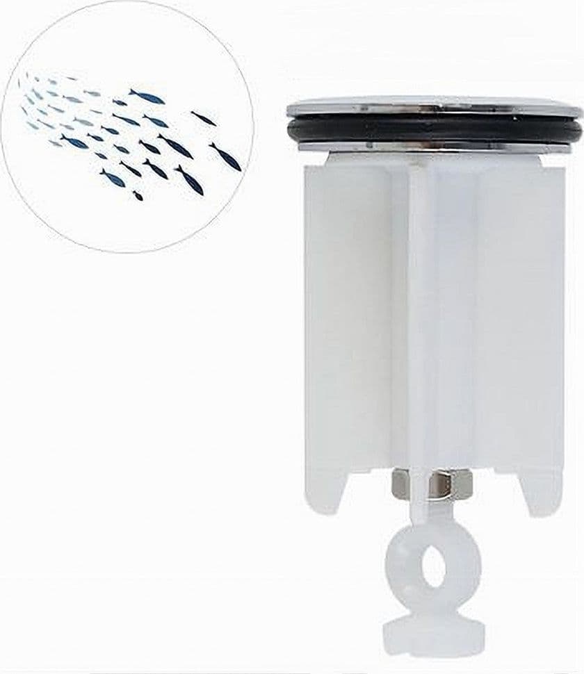 TAPPO LAVANDINO BAGNO LAVABO BIDET UNIVERSALE 40 MM CON MOTIVO PESCIOLINI 87271 in Tappi Trade Shop italia - Napoli, commercioVirtuoso.it