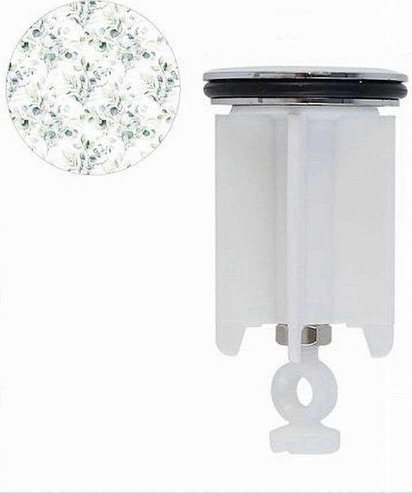 TAPPO LAVANDINO BAGNO LAVABO BIDET UNIVERSALE 40MM CON MOTIVO FIORI FOGLIE 87279 in Tappi Trade Shop italia - Napoli, commercioVirtuoso.it
