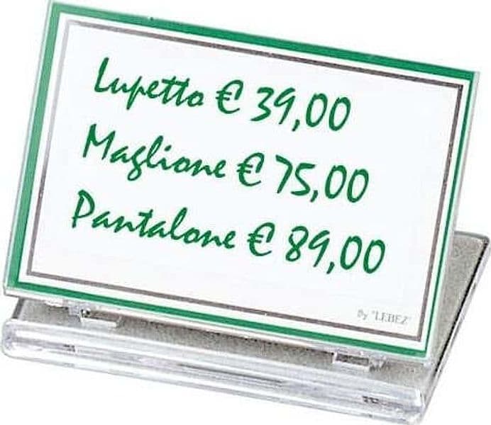 Targhetta pieghevole Lebez 50978