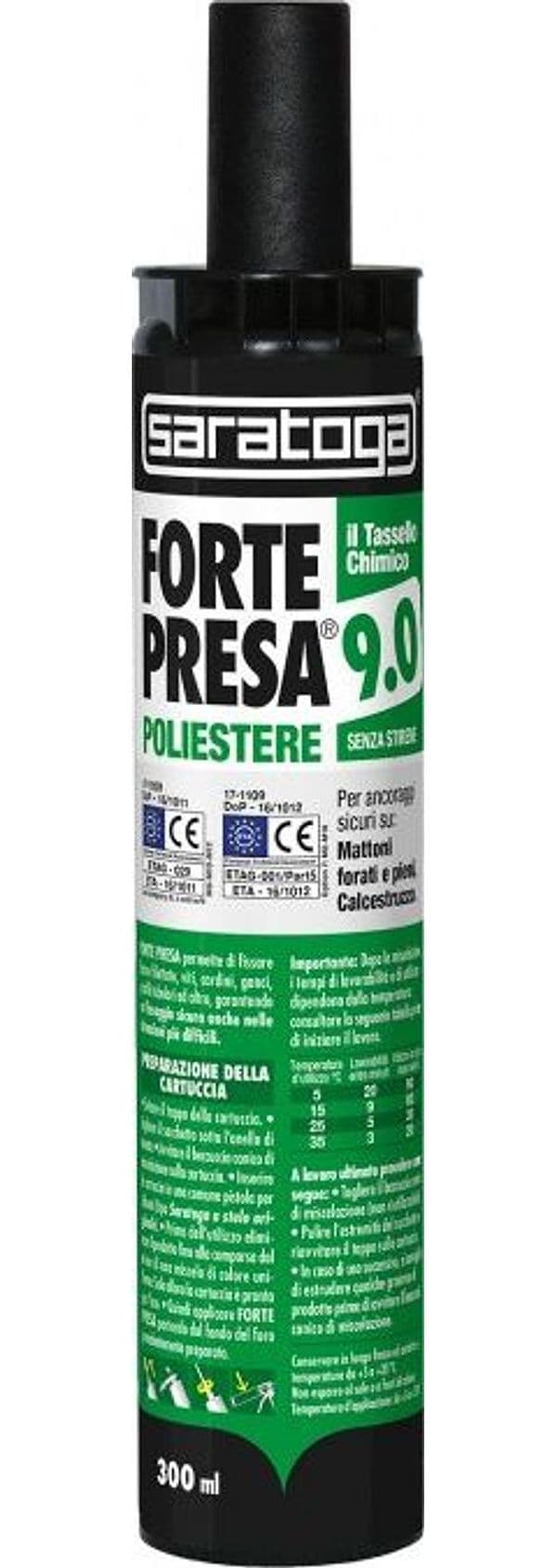 Tassello-chimico-Forte-Presa-9.0-Saratoga-300-Ml