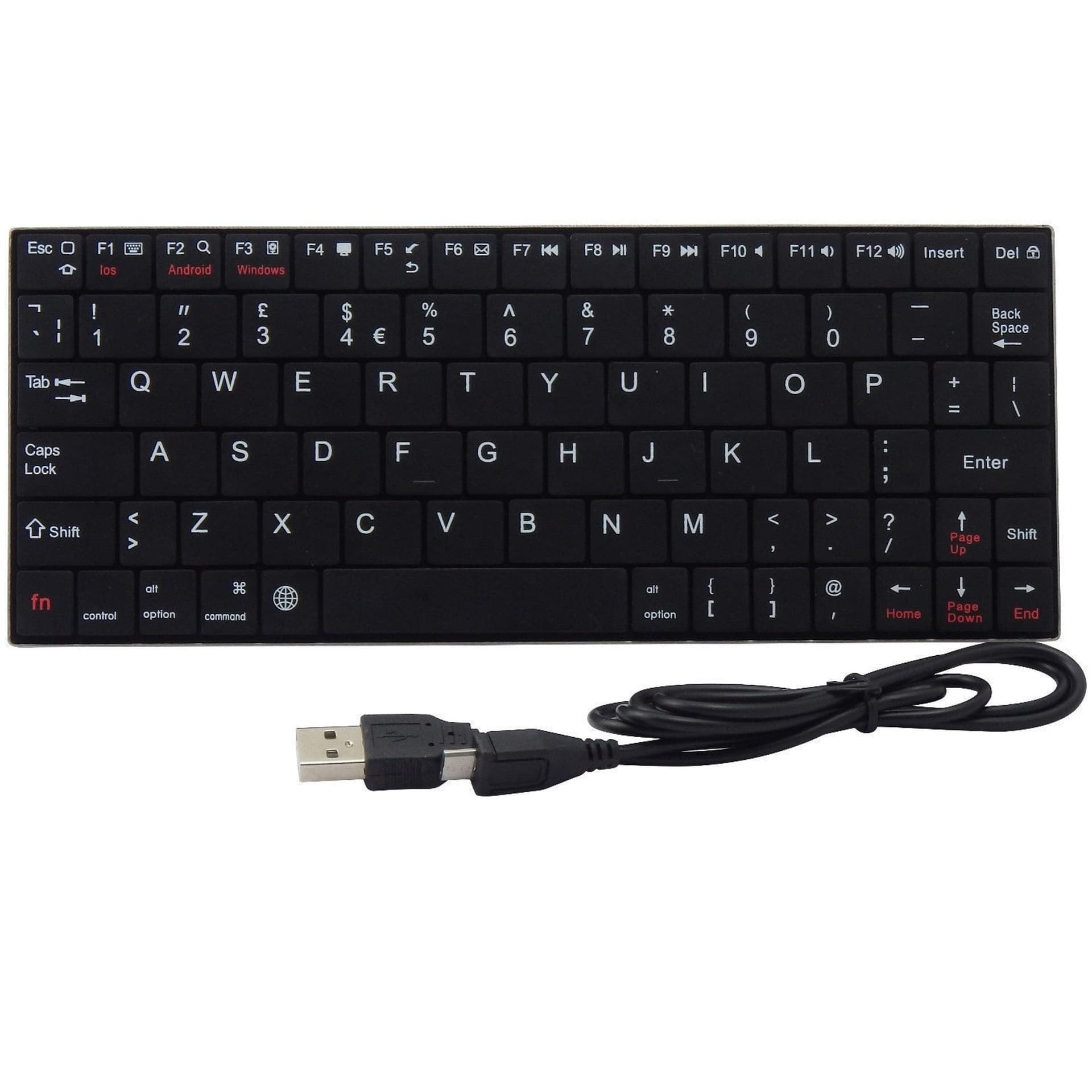 Tastiera Bluetooth 3.0 Hb 2000 Per Windows Android Cellulare Smartphone Nero Elettronica/Informatica/Accessori/Accessori per Tablet PC/Tastiere Trade Shop italia - Napoli, Commerciovirtuoso.it