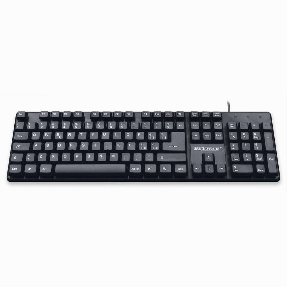 Tastiera Con Filo Pc Computer Usb Silenzioso Design Ergomonico Maxtech Ek-690m Informatica e Videogiochi > Accessori PC > Mouse e Tastiere PC Trade Shop italia - Napoli, Commerciovirtuoso.it