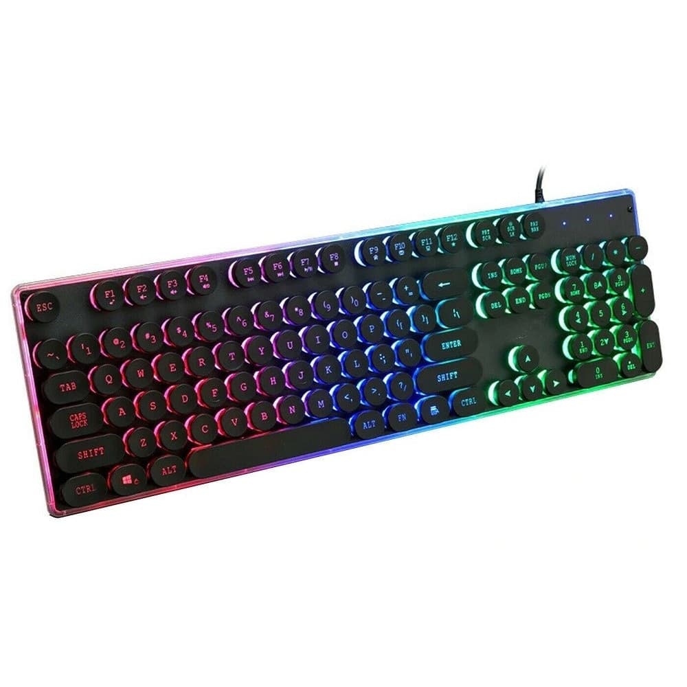 Tastiera Con Filo Rgb Retroilluminata Tasti Rotondi Usb Layout Italiano Ek-385m Informatica e Videogiochi > Accessori PC > Mouse e Tastiere PC Trade Shop italia - Napoli, Commerciovirtuoso.it