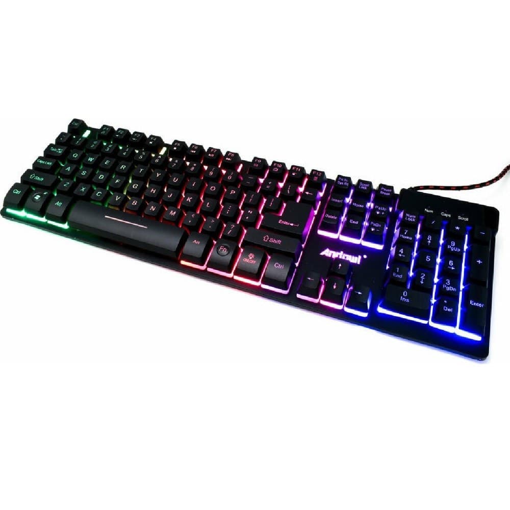 Tastiera Da Gioco Cablata Retroilluminata A Led Multicolore Ergonomica Q801-rgb Elettronica/Informatica/Accessori/Tastiere Mouse e periferiche di input/Tastiere Trade Shop italia - Napoli, Commerciovirtuoso.it