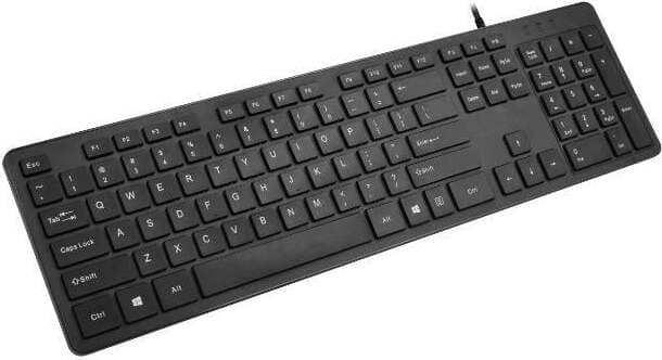 Tastiera Pc Usb Wired Digitazione Silenziosa Tastiera Nera per Computer Elettronica/Informatica/Accessori/Tastiere Mouse e periferiche di input/Tastiere BBuy - Battipaglia, Commerciovirtuoso.it