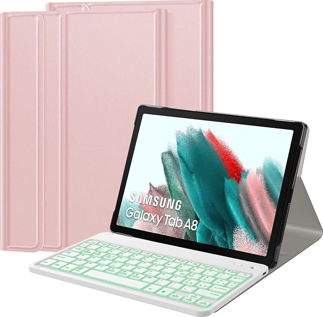 Tastiera wireless magnetica con cover portatile per samsung galaxy A8 layout Francese qwerty in 85cento.it - Potenza, commercioVirtuoso.it