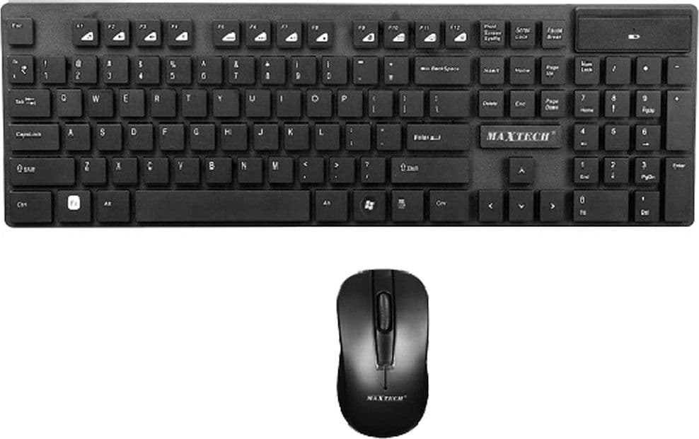 Tastiera-Wireless-Mouse-Wifi-Impermeabile-2.4ghz-Maxtech-Ek-580m-Per-Computer-Pc