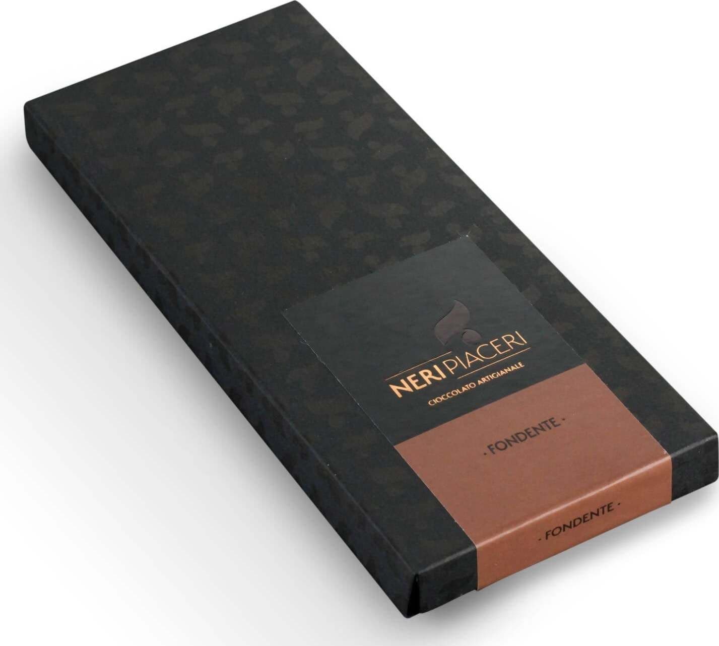 Tavoletta Al Cioccolato Fondente 100gr Neri Piaceri Cioccolato Artigianale Alimentari e cura della casa/Snack dolci e salati/Cioccolata/Barrette/Tavolette Neri Piaceri - Cavezzo, Commerciovirtuoso.it
