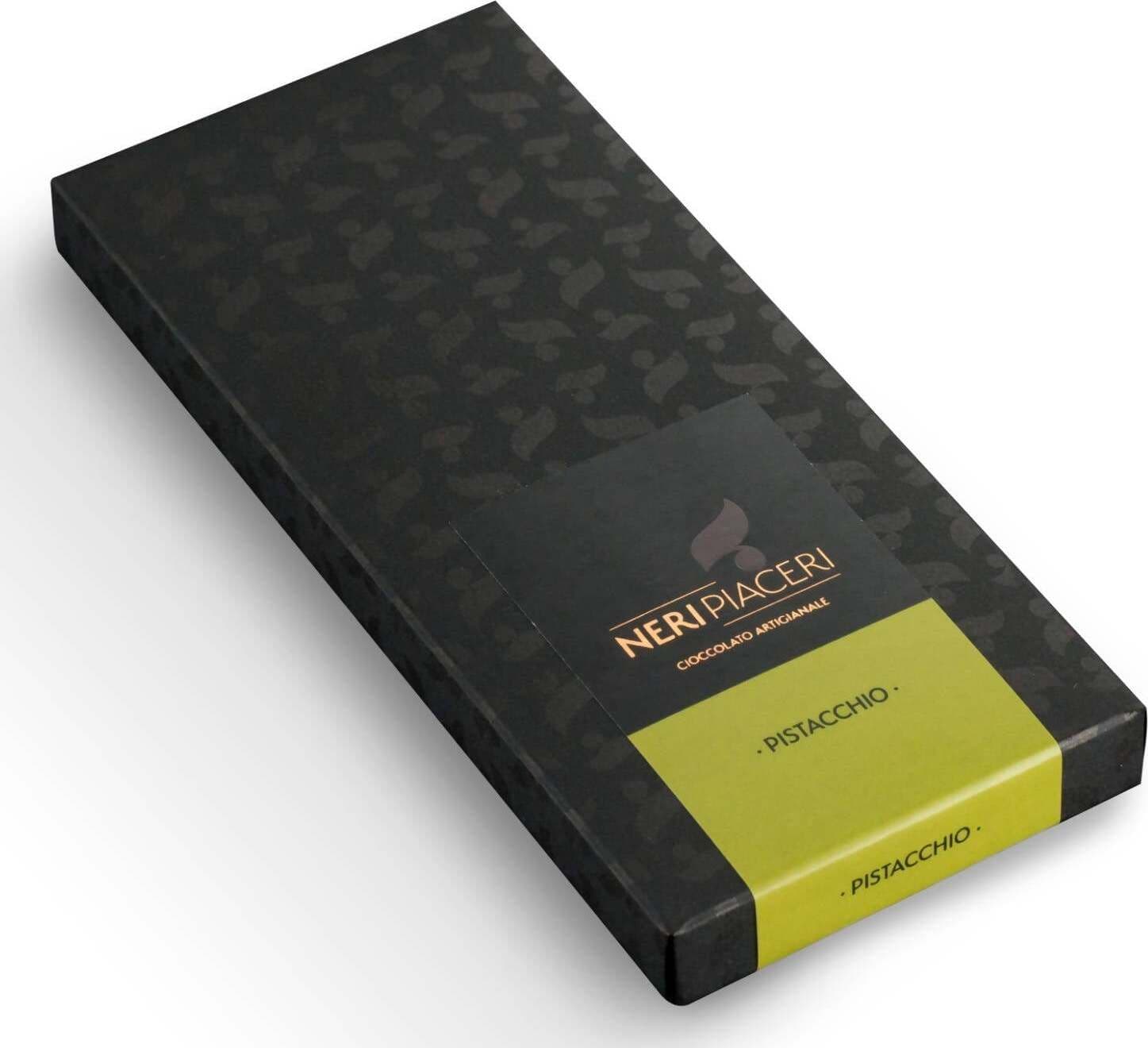 Tavoletta Cioccolato Al Pistacchio 100gr Neri Piaceri Cioccolato Artigianale Alimentari e cura della casa/Snack dolci e salati/Cioccolata/Barrette/Tavolette Neri Piaceri - Cavezzo, Commerciovirtuoso.it