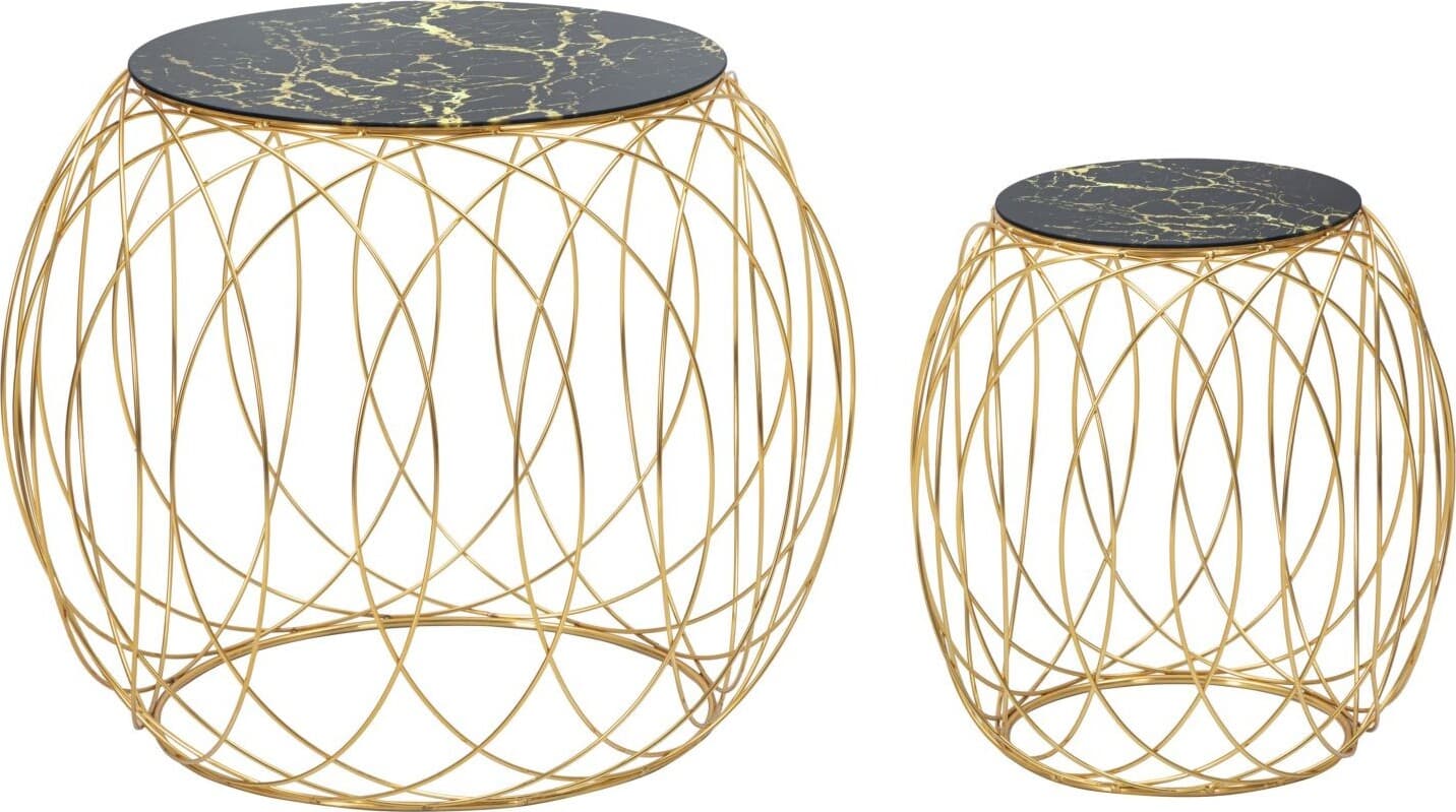 Tavolinetti-Ball-Coppia-Cm-Ø-68X56-43X45
