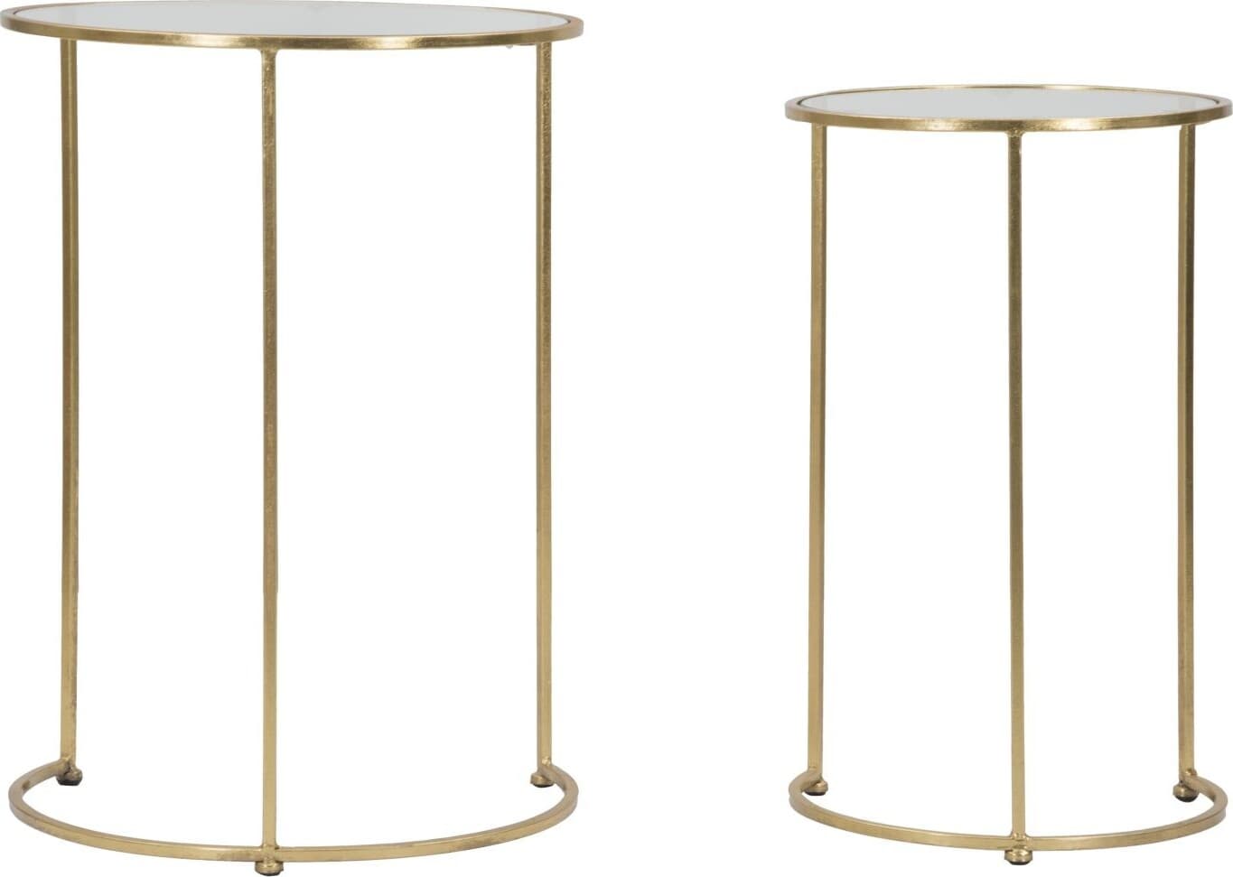 Tavolinetti-Glam-Simply-Coppia-Cm-Ø-44,5X63-34,5X56,5