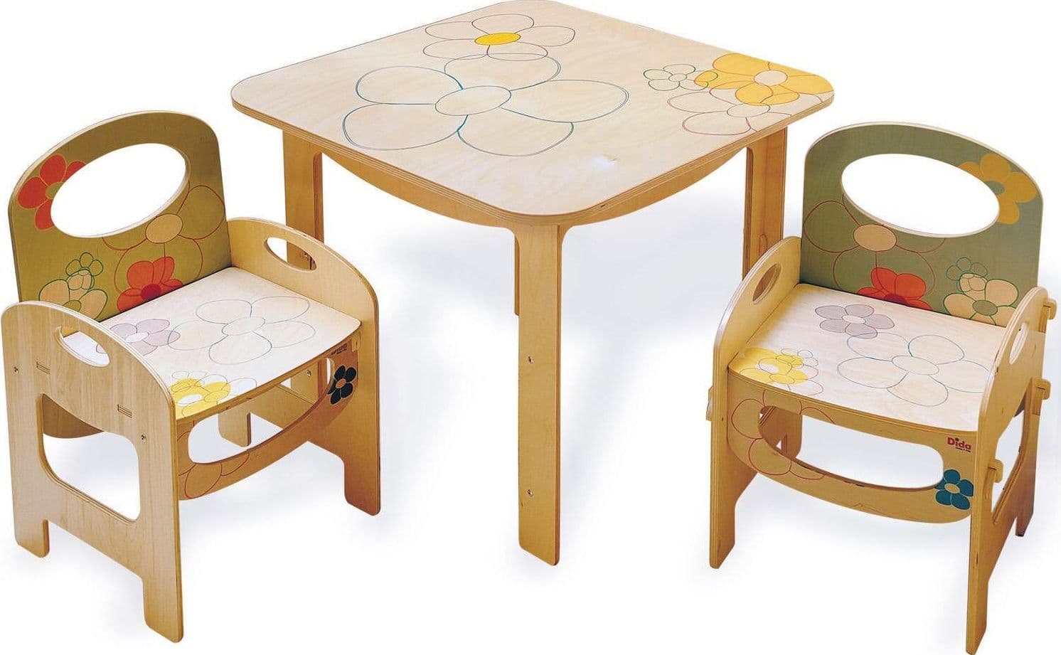 Tavolino in Legno per Bambini - Fiori Mobili Cameretta in Tavolini Dida - Ragusa, commercioVirtuoso.it