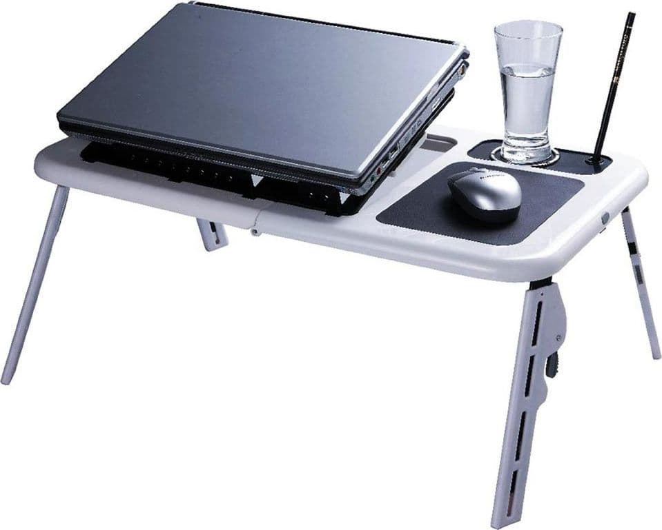 TAVOLINO PC SUPPORTO PIEGHEVOLE NOTEBOOK COMPUTER TAVOLO BASE CON VENTOLE Elettronica/Informatica/Accessori/Accessori per PC portatili/Ventole e basi di raffreddamento esterno/Basi di raffreddamento Trade Shop italia - Napoli, Commerciovirtuoso.it