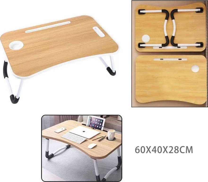 TAVOLINO PIEGHEVOLE LEGNO SUPPORTO COMPUTER PORTATILE LAPTOP SALVASPAZIO CASA in Vassoi di appoggio Trade Shop italia - Napoli, commercioVirtuoso.it