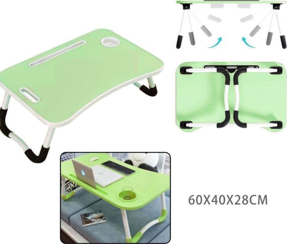 TAVOLINO PIEGHEVOLE VERDE SUPPORTO COMPUTER PORTATILE LAPTOP SALVASPAZIO CASA in Vassoi di appoggio Trade Shop italia - Napoli, commercioVirtuoso.it