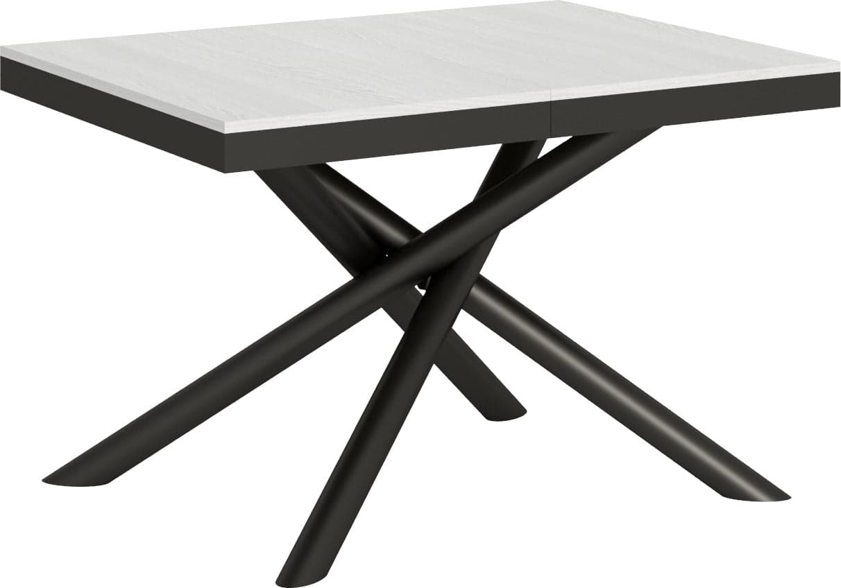Tavolo-allungabile-90x120/224-cm-Famas-Evolution-telaio-Antracite