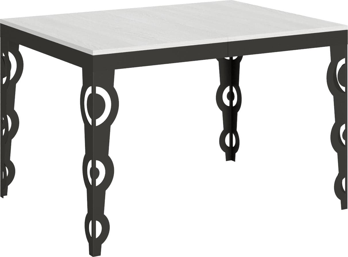 Tavolo-allungabile-90x120/380-cm-Karamay-Evolution-telaio-Antracite