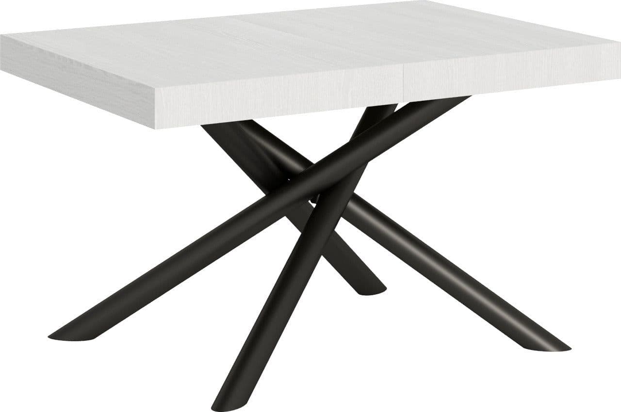 Tavolo-allungabile-90x140/244-cm-Famas-telaio-Antracite