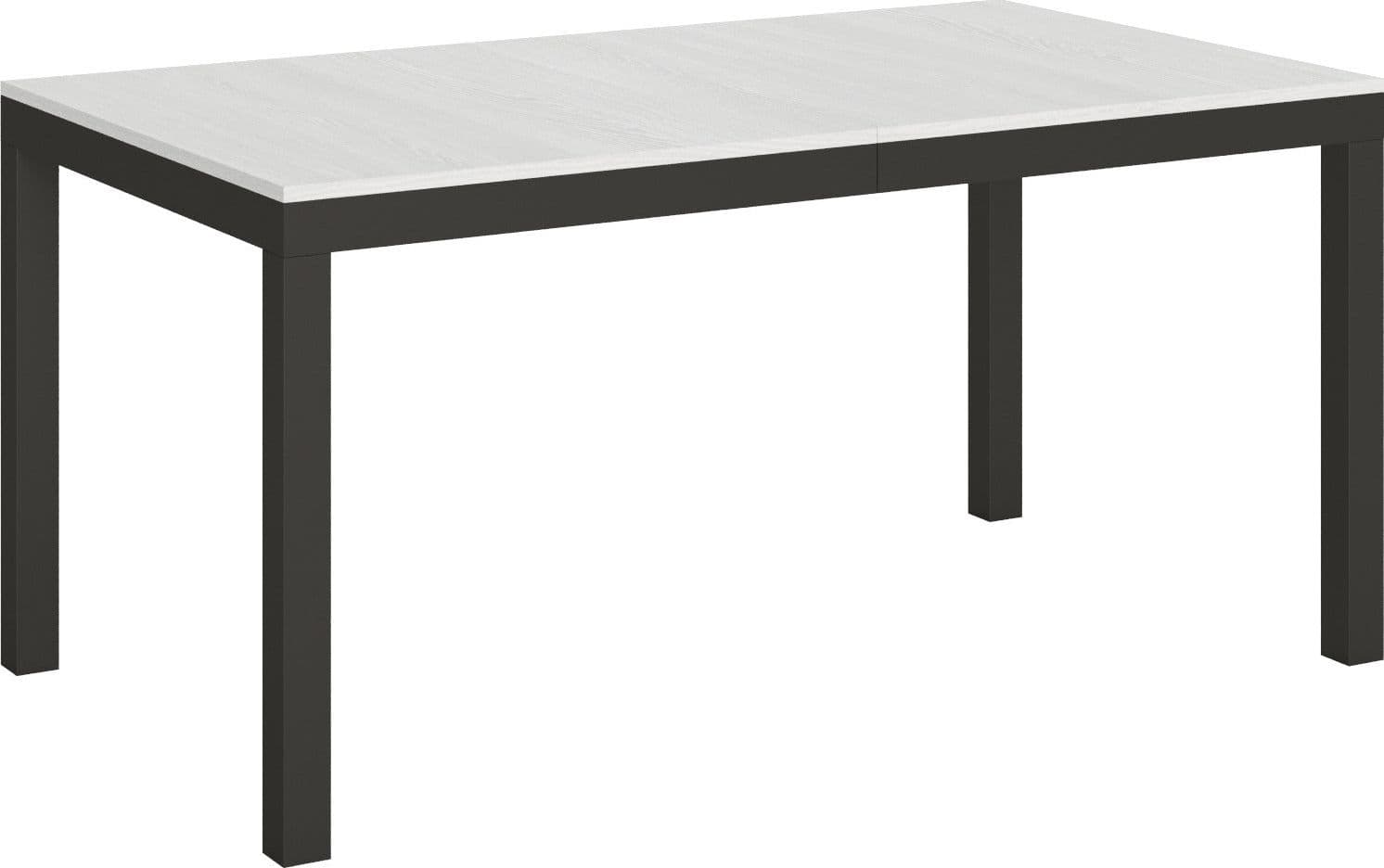 Tavolo-allungabile-90x160/264-cm-Everyday-Evolution-telaio-Antracite