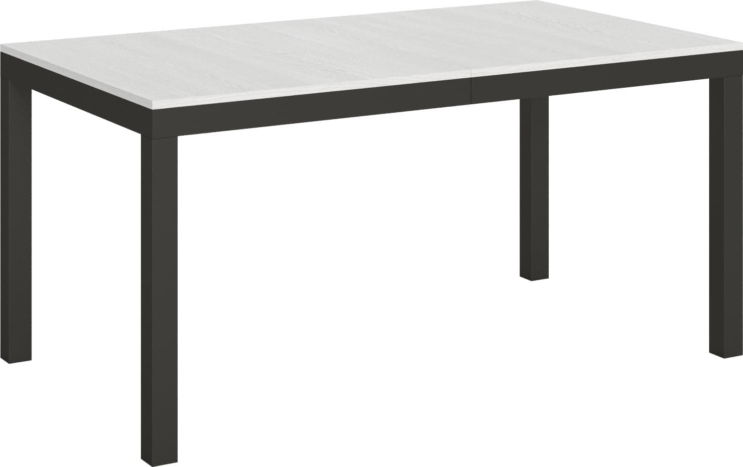 Tavolo-allungabile-90x160/264-cm-Everyday-Evolution-telaio-Antracite
