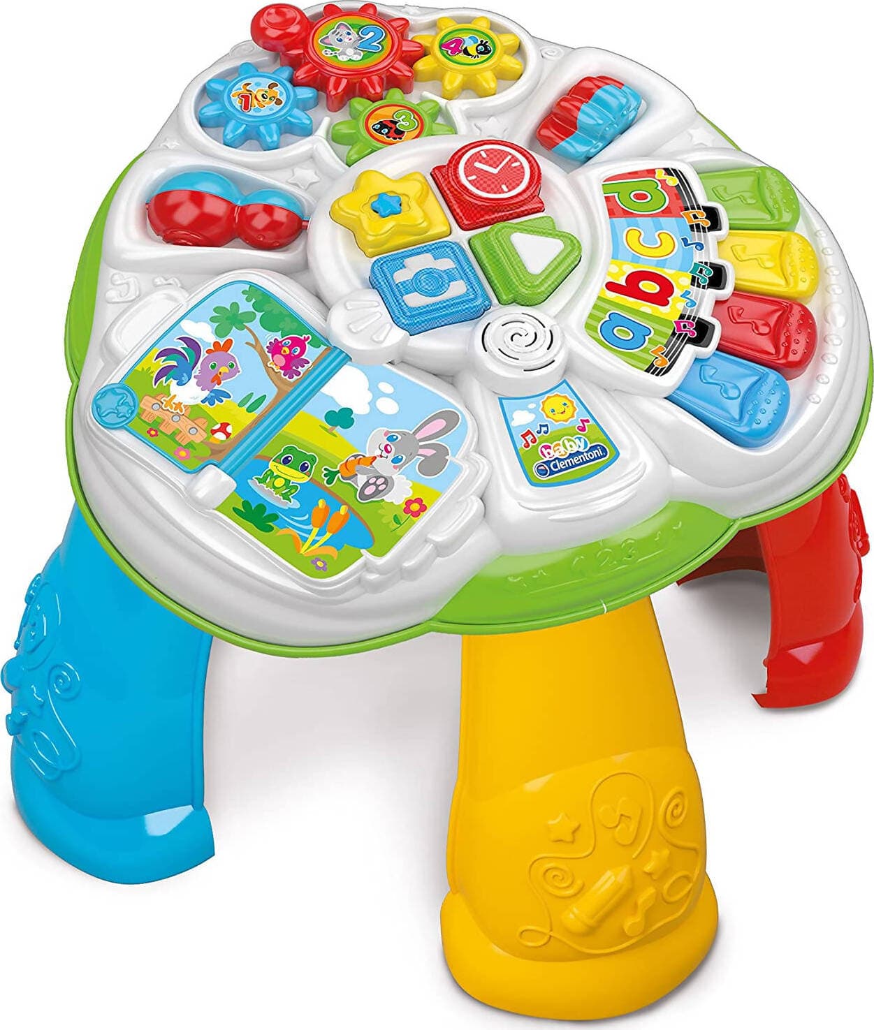 Tavolo Educativo Gioco Clementoni 17187 Tavolo Prime Scoperte impara numeri lettere forme e colori 10-36 mesi Giocattoli Sanitaria Gioia del Bimbo - Villa San Giovanni, Commerciovirtuoso.it