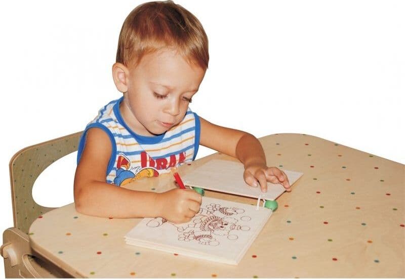 Tavolo per Bambini - Pois per Cameretta Dida in Tavolini Dida - Ragusa, commercioVirtuoso.it