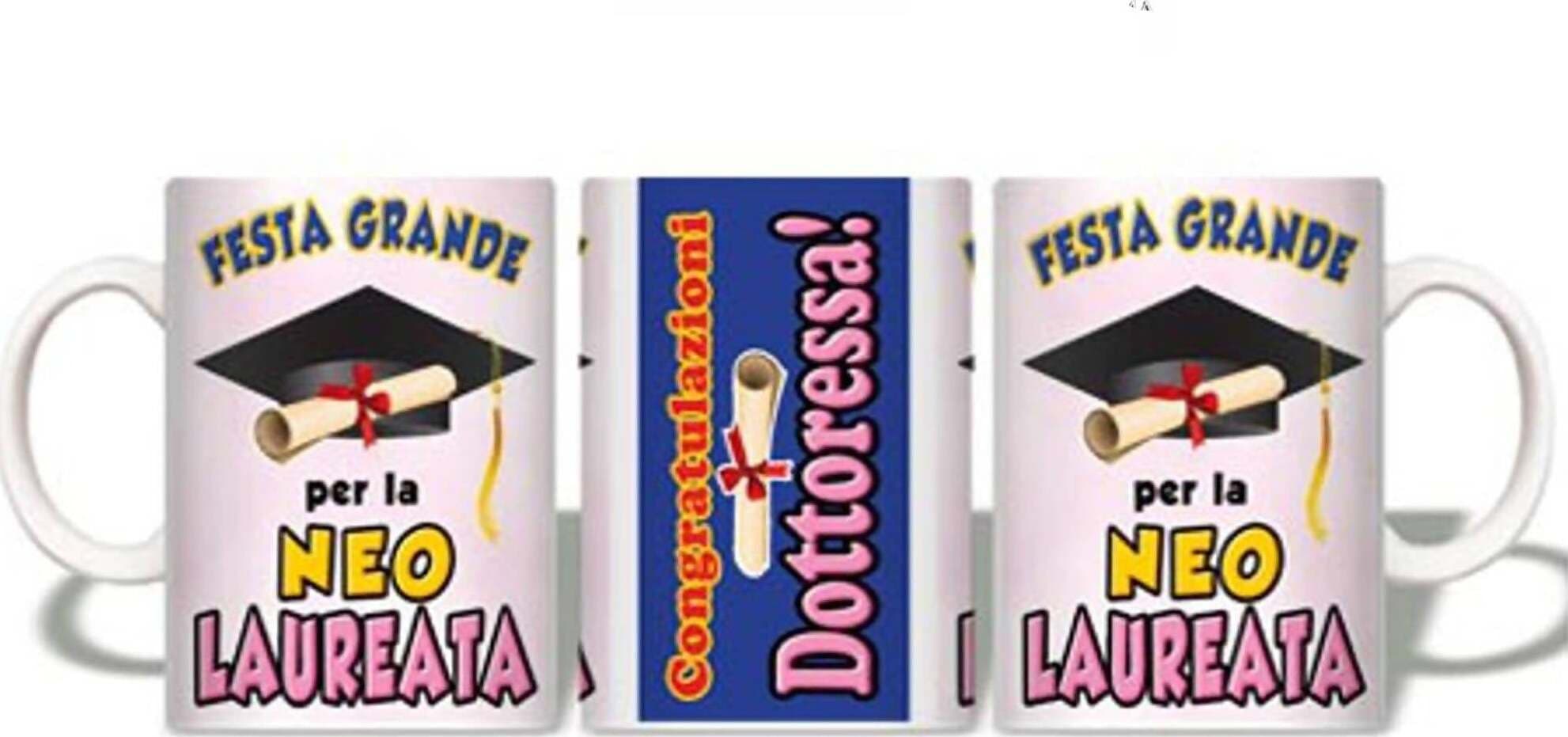 2017-15 TAZZA FESTA GRANDE PER LA NEO LAUREATA CONGRATULAZIONI DOTTORESSA