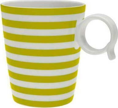 Tazza Mug Freshness Stripes Giallo in porcellana Casa e cucina/Stoviglie/Piatti ciotole e vassoi/Tazze e piattini/Tazze e tazzine da caffè Scontolo.net - Potenza, Commerciovirtuoso.it