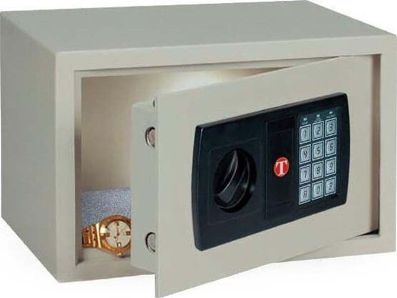 TECHNOMAX-Cassaforte-combinazione-per-hotel-HOTEL-beige-31-x-21-x-20-cm
