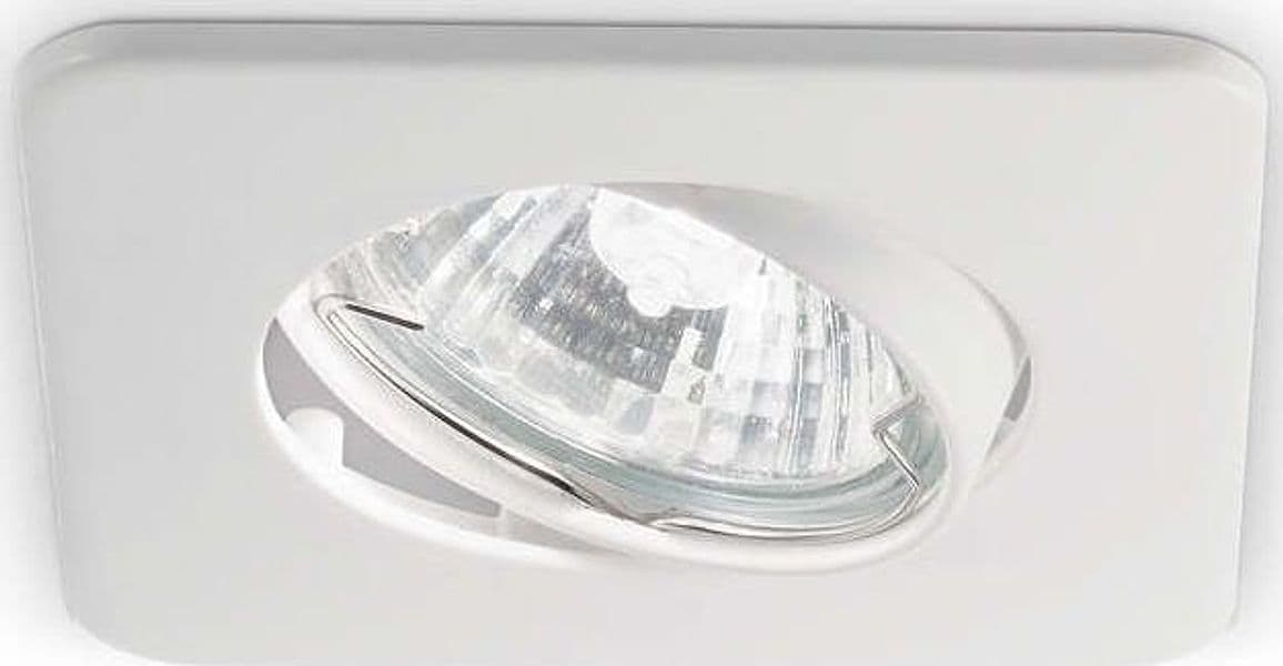 Tecnico-Moderno-Lounge-Metallo-Bianco-1-Luce-Gu10