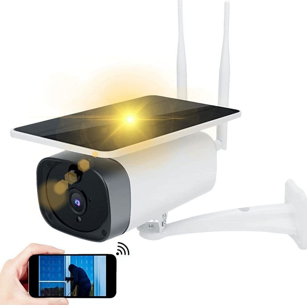 Telecamera 1080p Wifi Wireless Cctv Pannello Solare Visione Notturna Ir Allarme Casa, arredamento e bricolage > Sicurezza e Antifurti > Sistemi di Videosorveglianza Trade Shop italia - Napoli, Commerciovirtuoso.it