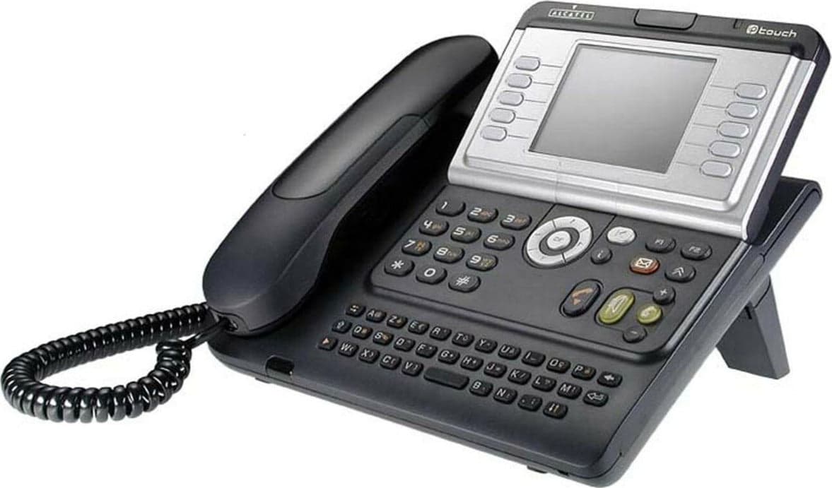 TELEFONO ALCATEL IP TOUCH 4068 EXTENDED EDITION FR TASTIERA AZERTY VOIP POE NERO in Telefoni analogici 85cento.it - Potenza, commercioVirtuoso.it