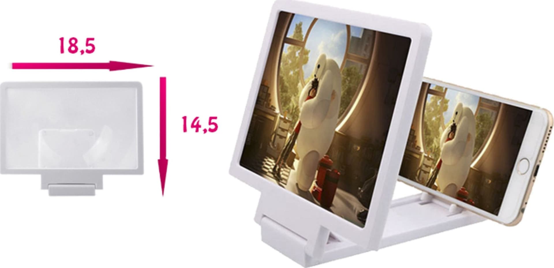 TELEFONO Cellulare Schermo 3D AMPLIFICATORE LENTE D'INGRANDIMENTO SUPPORTO Elettronica/Cellulari e accessori/Accessori/Espansioni per schermo e lenti di ingrandimento Trade Shop italia - Napoli, Commerciovirtuoso.it