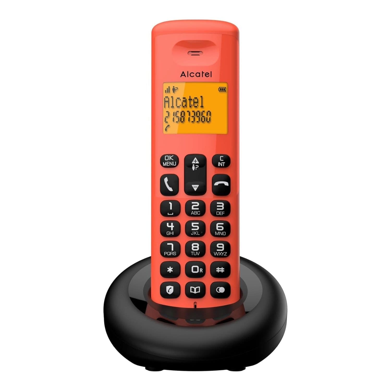 Telefono-Cordless-Alcatel-e160-Red