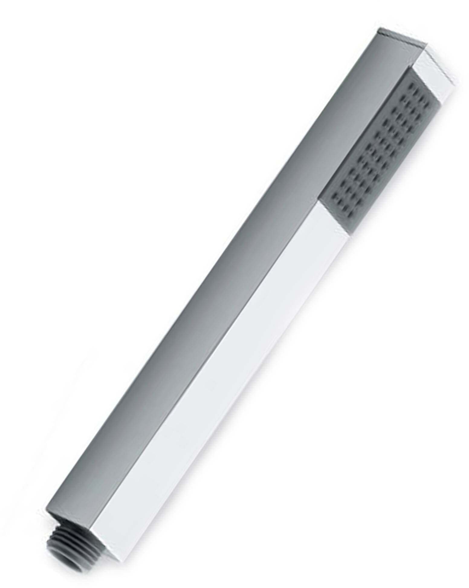 Telefono Doccia in Ottone Cromato 1 Getto Fisso Anticalcare Serie Essential Design Moderno Doccia Quadrata 25 X 25 X 210 Mm Con 40 Ugelli Anticalcare Arca Concept in Telefoni doccia Arca Concept - Brescia, commercioVirtuoso.it