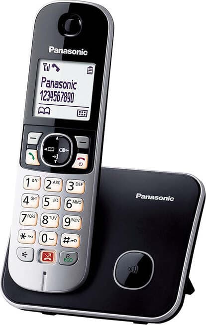 Telefono Fisso Panasonic Corp. KX-TG6851S 1,8' LCD Nero Elettronica/Telefonia fissa e accessori/Telefoni analogici Grow Up - Casoria, Commerciovirtuoso.it