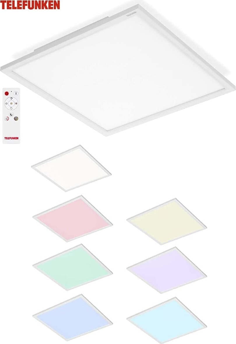 TELEFUNKEN---PANNELLO-LED-INTEGRATO-BIANCO-27-watt-CON-TELECOMANDO-E-FUNZIONE-RGB