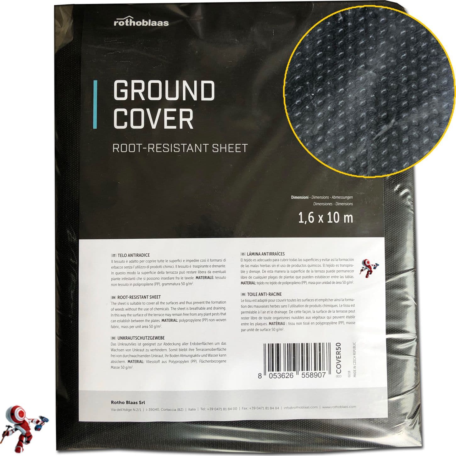 Telo-Antierbacce-telo-anti-pacciamatura-telo-Anti-Erbacce-Ground-Cover-1,6x10-mt