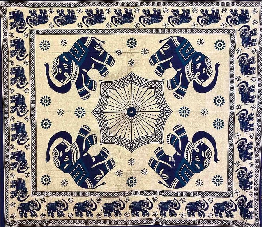 Telo Arredo Copritutto Telo Mare Cotone 100% Misura 210x230 Fantasia Grande Elefante Non Elasticizzato Vari Colori Casa e cucina/Tessili per la casa/Biancheria da bagno/Asciugamani/Teli mare La Bottega del Risparmio - Bari, Commerciovirtuoso.it