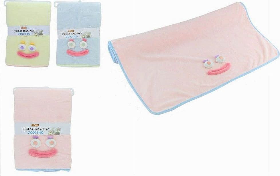 TELO BAGNO ASCIUGAMANO 70X140 CM DA DOCCIA IN TESSUTO CON FACCIA 3 COLORI 10738 in Teli doccia e sauna Trade Shop italia - Napoli, commercioVirtuoso.it